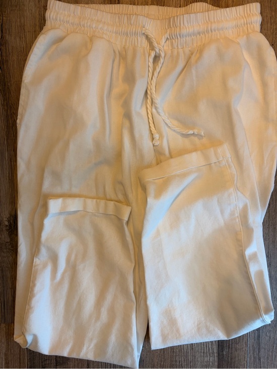 Ci Sono Pants - Ci Sono Men's Cream Drawstring Joggers